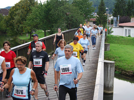 Nordic Walking Wettbewerb beim Frnkischen Schweiz Marathon 2008